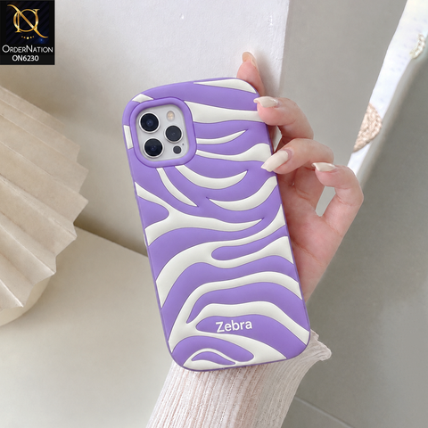 iPhone 12 Pro Cover - Purple - New Minimalist Wave Silicone Case