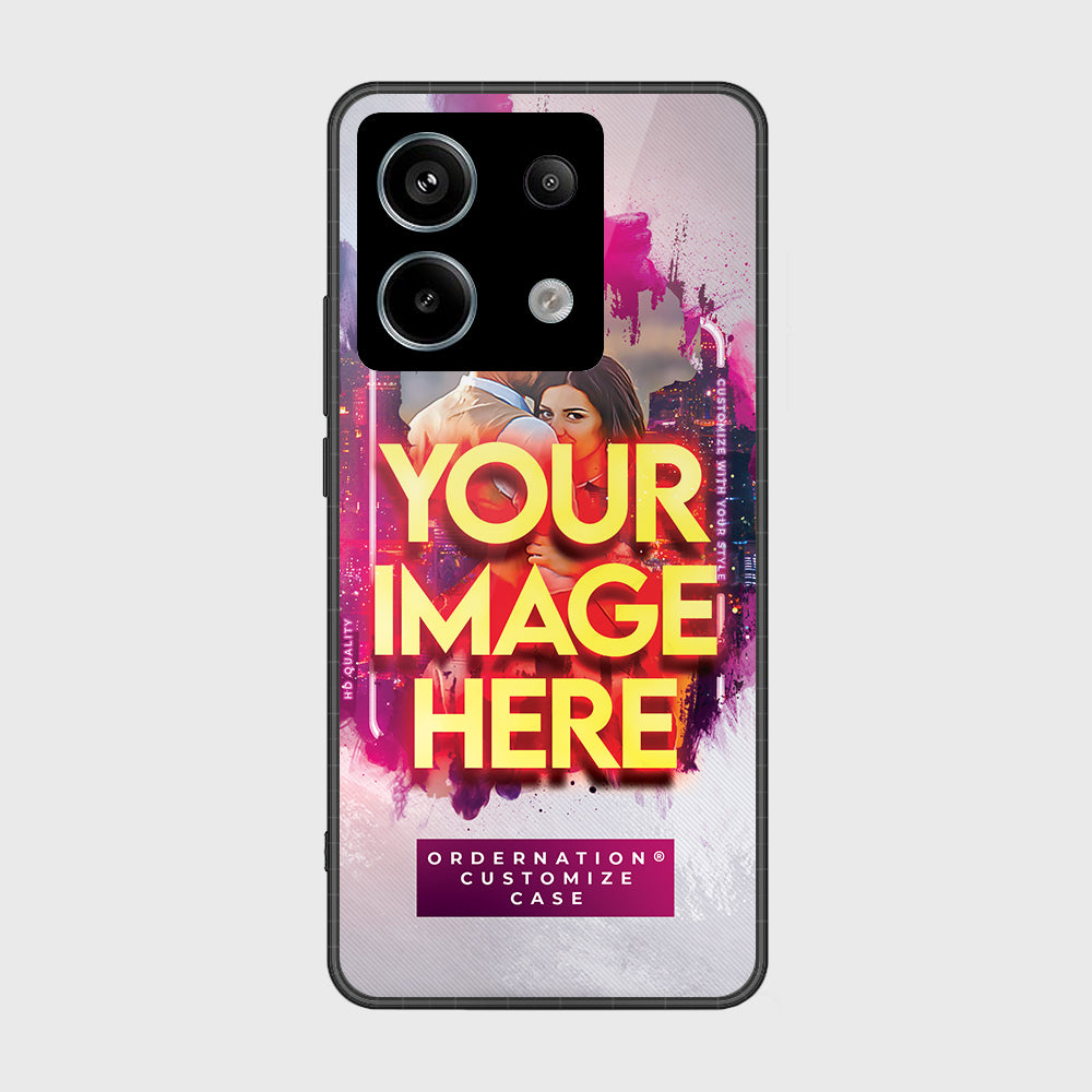 Xiaomi Redmi Note 13 Pro 5G Cover - Customized Case Series - Upload Your Photo - Multiple Case Types Available