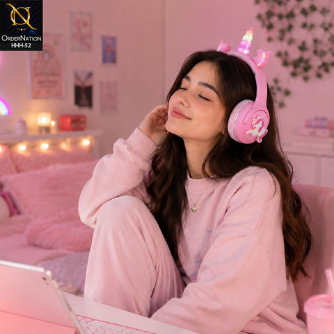 Stereo Colorful Headset UN770 Kids Wired Headphones with Microphone