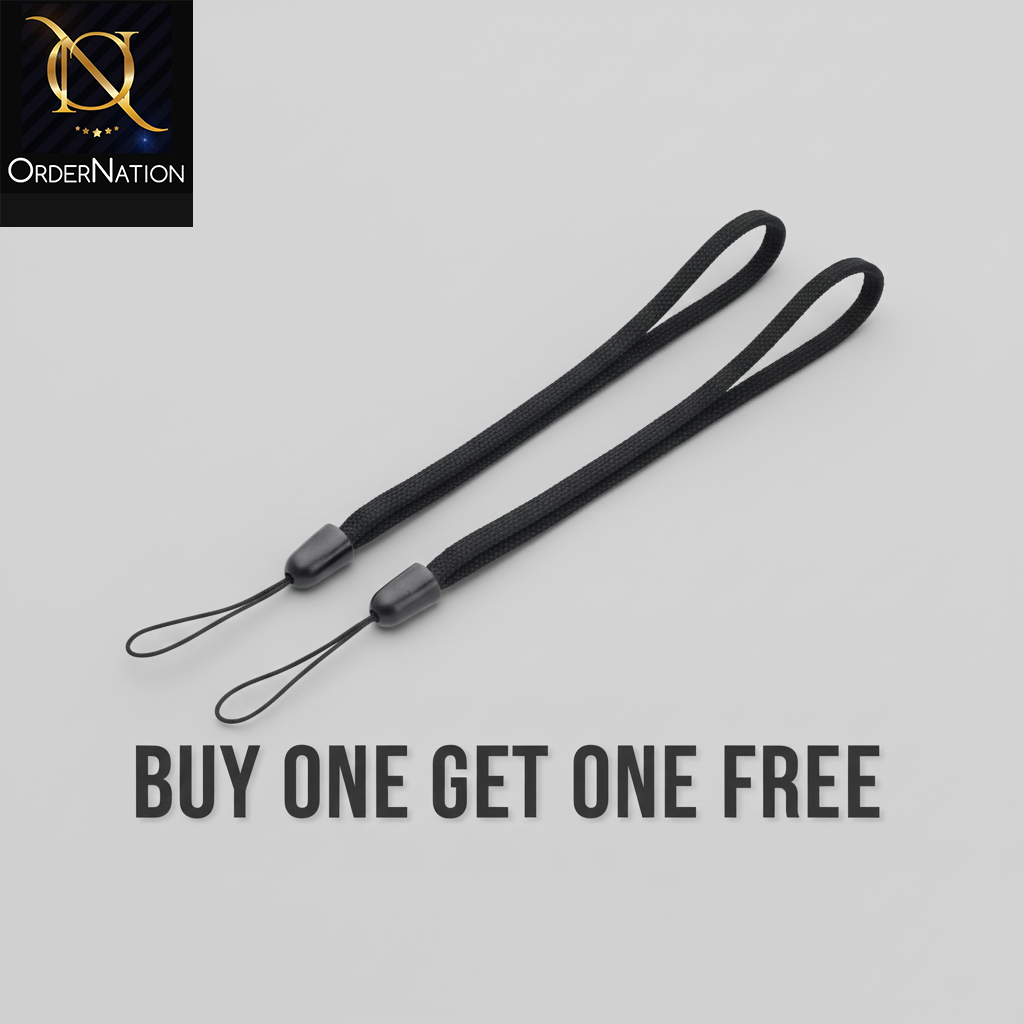 Mobile Phone Strap Strong Load-bearing Black Wrist Strap