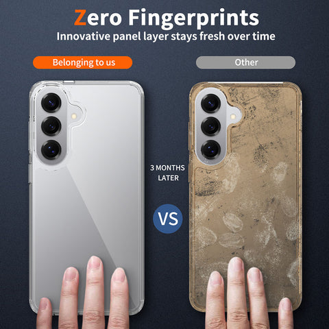 Samsung Galaxy S26 Plus Cover  - ONation Crystal Series - Premium Quality Clear Case No Yellowing Back With Smart Shockproof Cushions