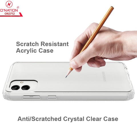 Samsung Galaxy A04 Cover  - ONation Crystal Series - Premium Quality Clear Case No Yellowing Back With Smart Shockproof Cushions