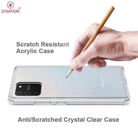 Samsung Galaxy S10 Lite Cover  - ONation Crystal Series - Premium Quality Clear Case No Yellowing Back With Smart Shockproof Cushions