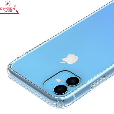 iPhone 11 Cover  - ONation Crystal Series - Premium Quality Clear Case No Yellowing Back With Smart Shockproof Cushions