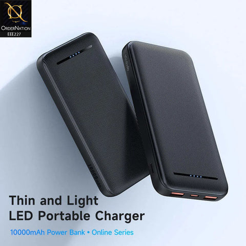 MCDODO MC-463 10000mAh 10.5W LED POWER BANK - Black