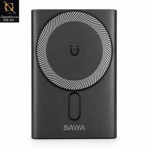 Saiva PB-07 10000mAh 22.5W Magnetic Wireless Fast Charging Power Bank