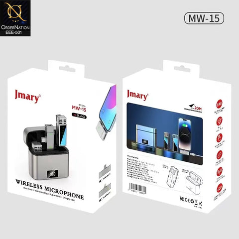 Jmary MW-15 2.4G Wireless Microphone for Mobile Type-C with 2 Years Extended Warranty