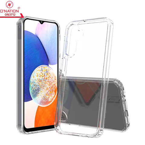 Samsung Galaxy A15 4G Cover  - ONation Crystal Series - Premium Quality Clear Case No Yellowing Back With Smart Shockproof Cushions