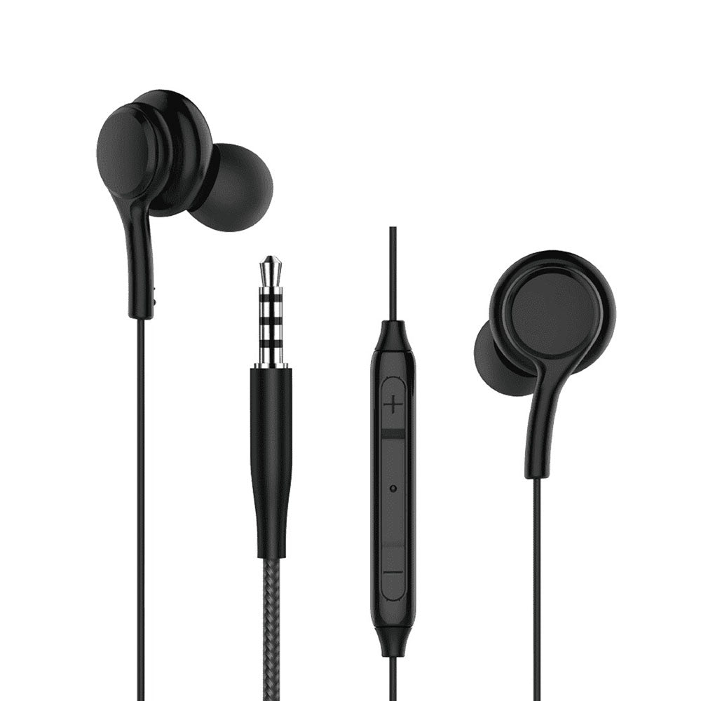 WiWU EB-310 3.5mm Audio Jack Stereo Earbuds - Black