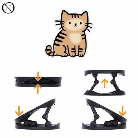 Cute Tabby Cat - Phone Grip Holder & Kickstand