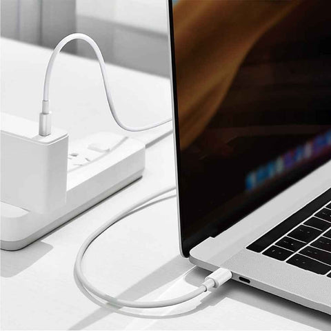 WIWU Wi-C008 100W Type-C To Type-C Charging Cable - White