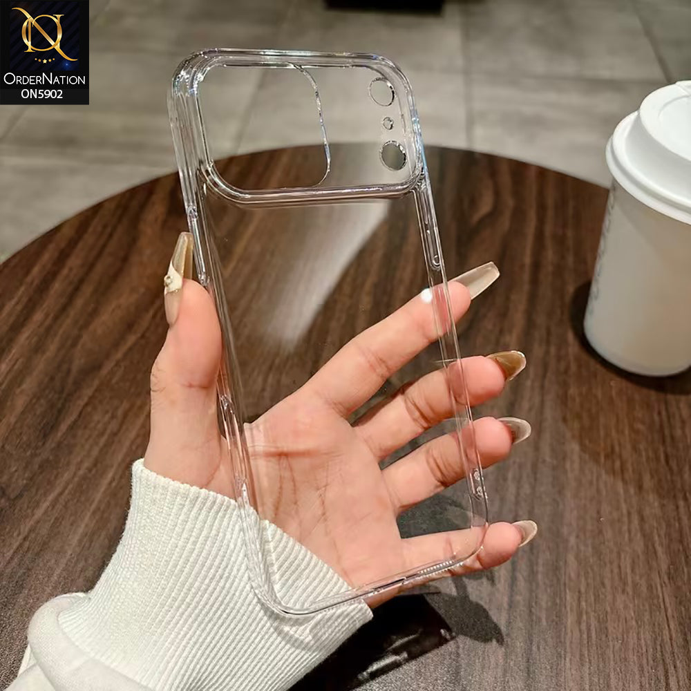 iPhone 17 Pro Max - Transparent  - New Premium Clear Hard Shell Case