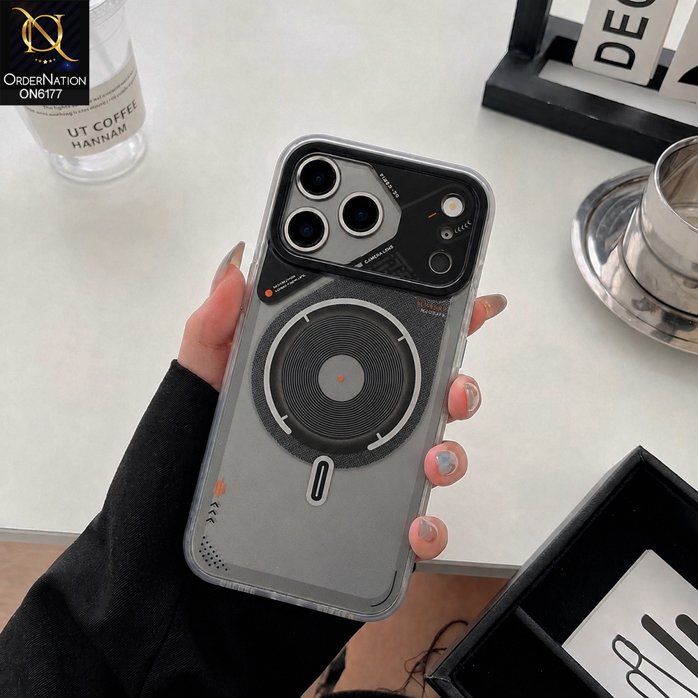 iPhone 17 Pro Max Cover - Gray - Luxury Magnetic Phone Case with Full Camera Protection