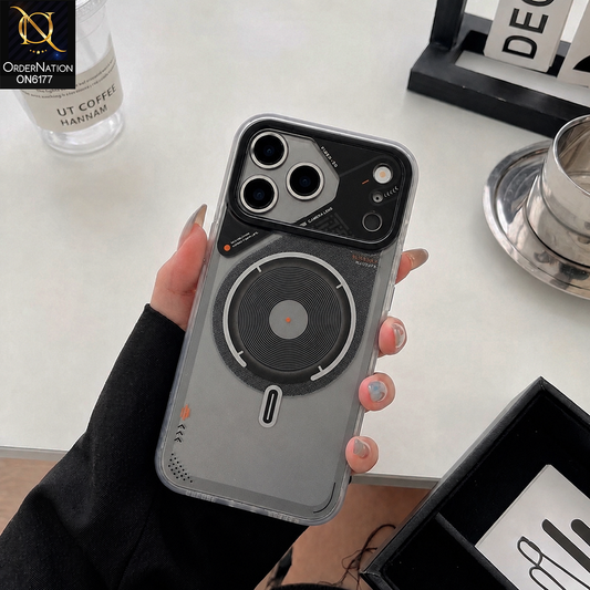iPhone 17 Pro Max Cover - Gray - Luxury Magnetic Phone Case with Full Camera Protection