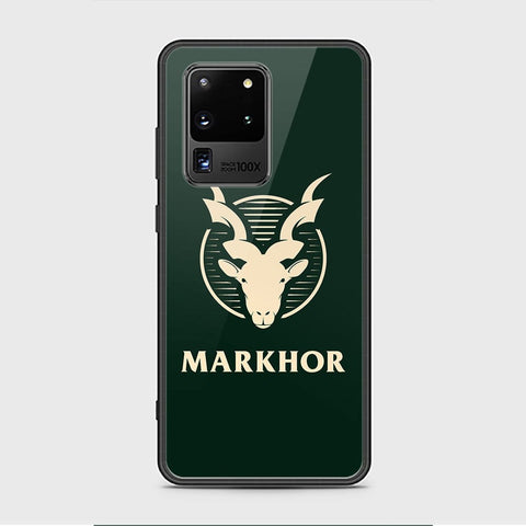 Samsung Galaxy S20 Ultra Cover - Markhor Series - HQ Ultra Shine Premium Infinity Glass Soft Silicon Borders Case