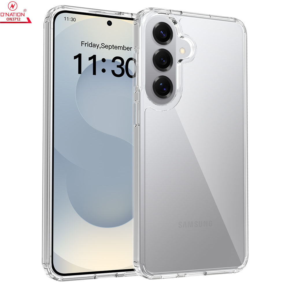 Samsung Galaxy S26 Plus Cover  - ONation Crystal Series - Premium Quality Clear Case No Yellowing Back With Smart Shockproof Cushions