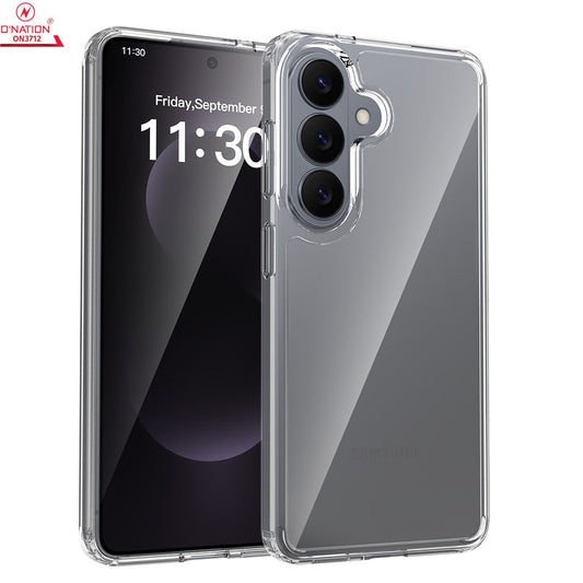 Samsung Galaxy S26 Cover  - ONation Crystal Series - Premium Quality Clear Case No Yellowing Back With Smart Shockproof Cushions