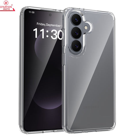 Samsung Galaxy S26 Cover  - ONation Crystal Series - Premium Quality Clear Case No Yellowing Back With Smart Shockproof Cushions