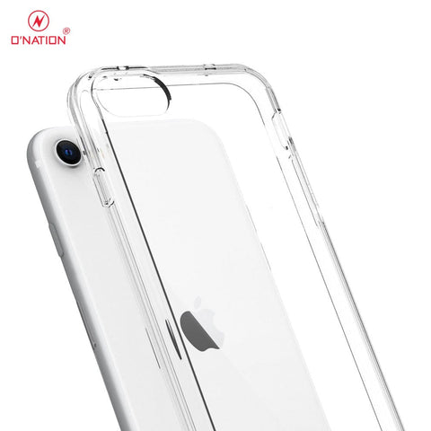 iPhone SE 2020 Cover  - ONation Crystal Series - Premium Quality Clear Case No Yellowing Back With Smart Shockproof Cushions