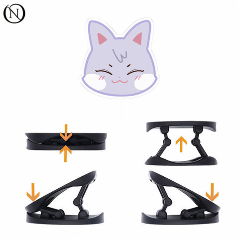 Blushy Kitty - Phone Grip Holder & Kickstand