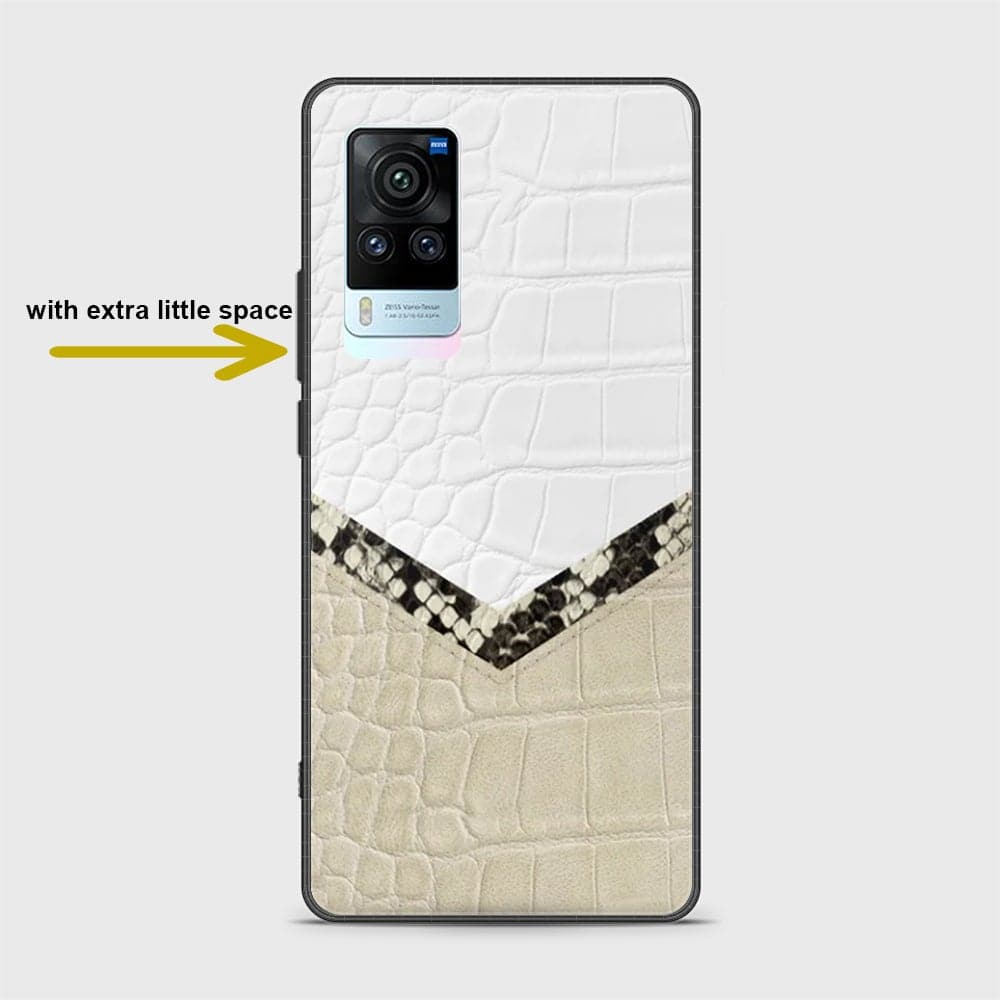 Vivo X60 Pro Cover - Printed Skins Series - ( D17 ) HQ Ultra Shine Premium Infinity Glass Soft Silicon Borders Case ( Fast Delivery )