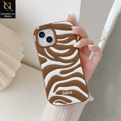 iPhone 14 Cover - Brown - New Minimalist Wave Silicone Case