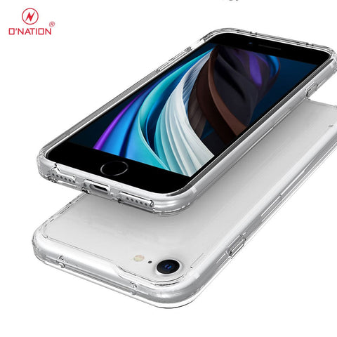 iPhone SE 2020 Cover  - ONation Crystal Series - Premium Quality Clear Case No Yellowing Back With Smart Shockproof Cushions
