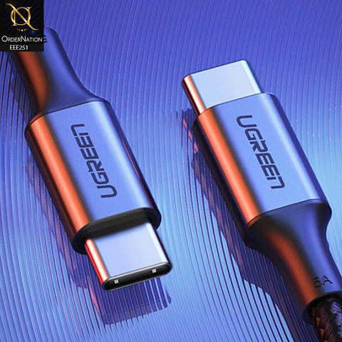 UGREEN  70427 US316 1M USB-C TO USB-C 100W CABLE - Black