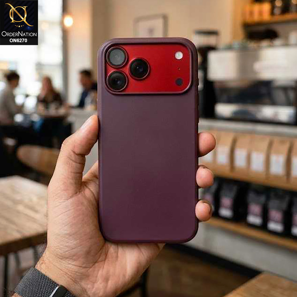 iPhone 17 Pro Max Cover - Cherry -  New Premium Soft Silicone Camera Shield Case