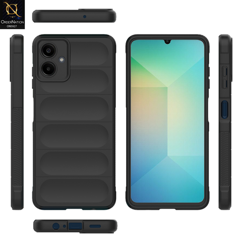 Samsung Galaxy A06 Cover - Black - New Flexible TPU Mobile Phone Back Cover Scratch Proof Phone Protective Case