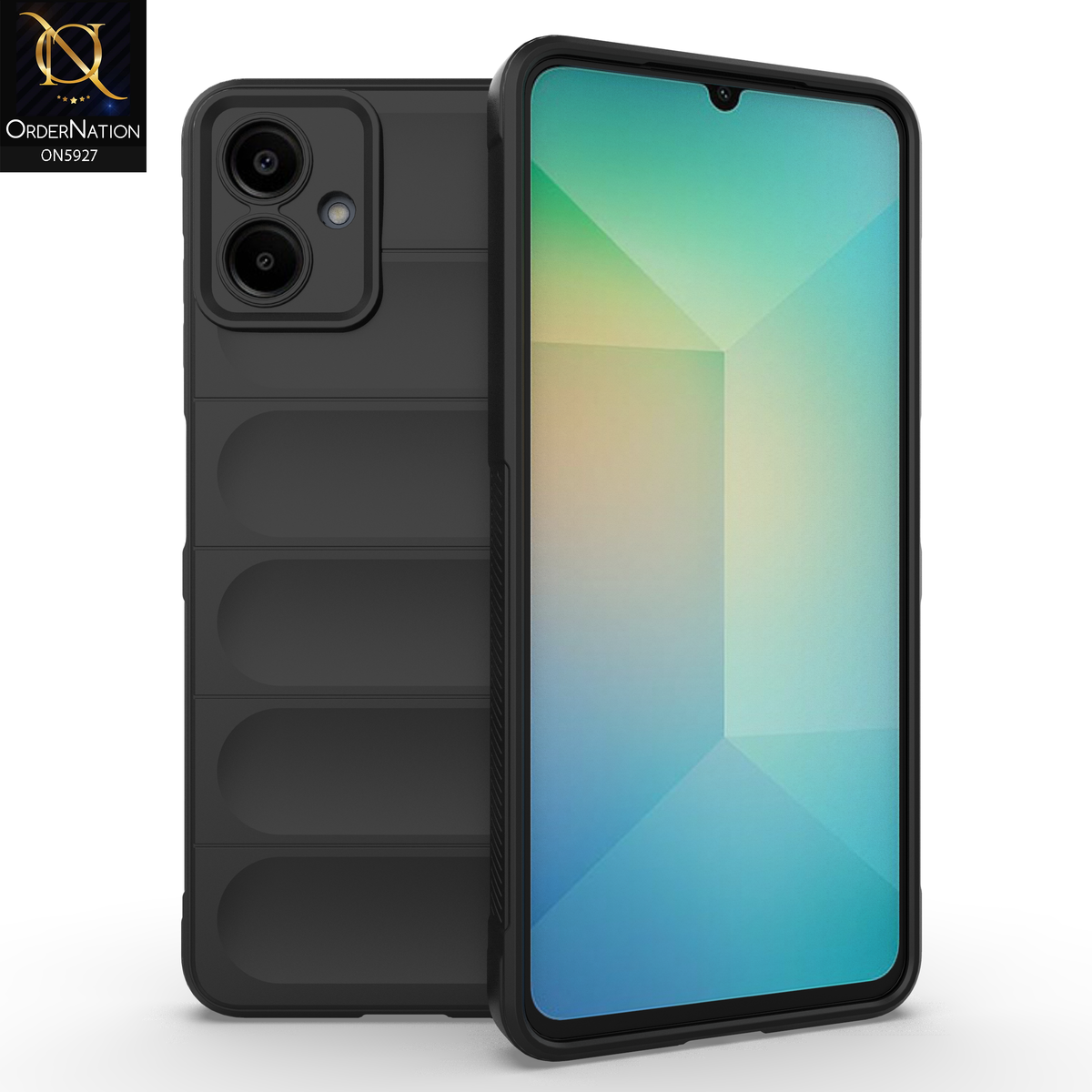 Samsung Galaxy A06 Cover - Black - New Flexible TPU Mobile Phone Back Cover Scratch Proof Phone Protective Case