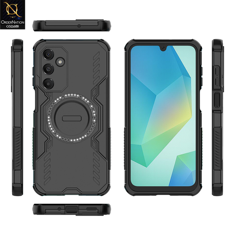 Samsung Galaxy A17 Cover - Black -  New Cooling Non-Slip Shockproof Magsafe Full Coverage Back Cover