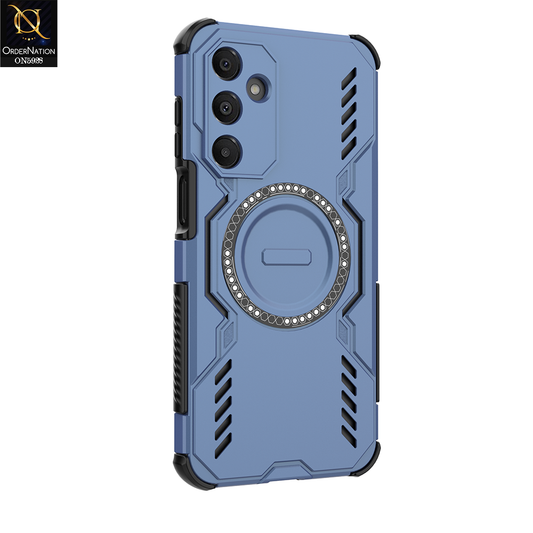 Samsung Galaxy A16 Cover - Blue - New Cooling Non-Slip Shockproof Magsafe Full Coverage Back Cover