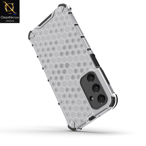 Samsung Galaxy A16 Cover - Transparent - Airbag Shockproof Hybrid Honeycomb Transparent Case