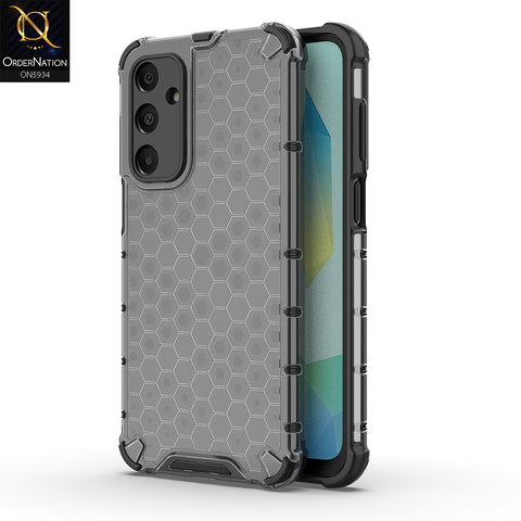 Samsung Galaxy A16 5G Cover - Black - Airbag Shockproof Hybrid Honeycomb Transparent Case
