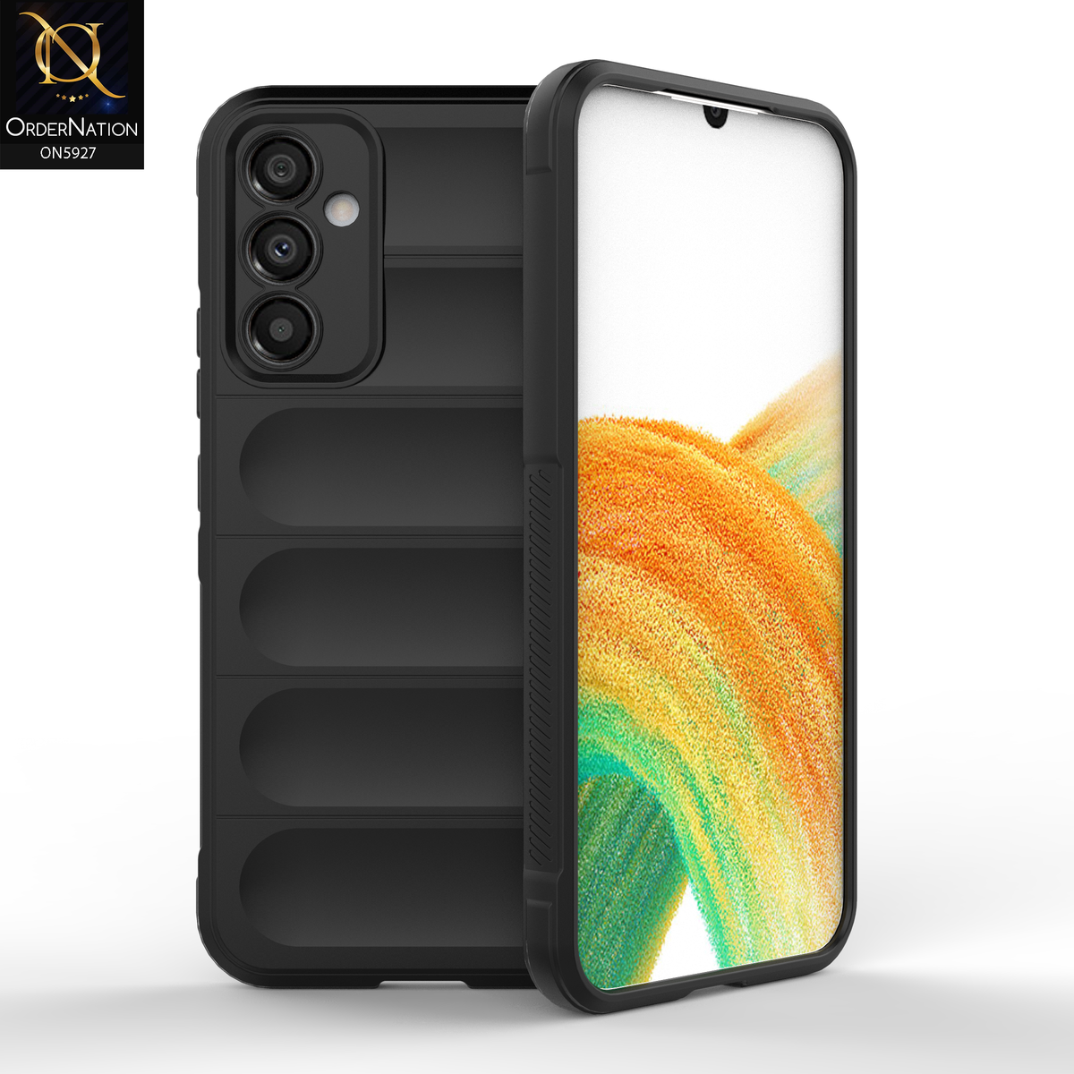 Samsung Galaxy A34 5G Cover - Black - New Flexible TPU Mobile Phone Back Cover Scratch Proof Phone Protective Case