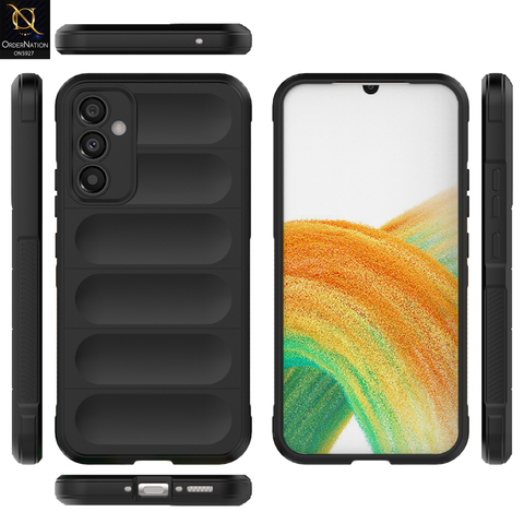 Samsung Galaxy A34 5G Cover - Black - New Flexible TPU Mobile Phone Back Cover Scratch Proof Phone Protective Case