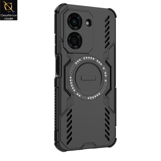 Xiaomi Redmi A5 4G Cover - Black - New Cooling Non-Slip Shockproof Magsafe Full Coverage Back Cover