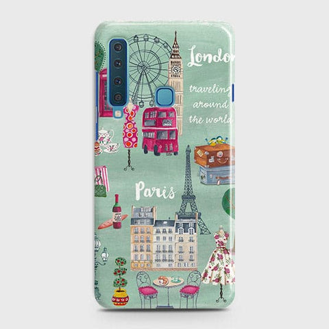 Samsung Galaxy A9s Cover - Matte Finish - London, Paris, New York ModernPrinted Hard Case with Life Time Colors Guarantee ( Fast Delivery )