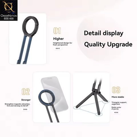 X-99 MagSafe Foldable Magnetic Phone Stand Holder with Strong Magnetic Grip