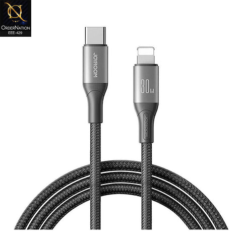 Joyroom S-A28 30W PD Type-C to Lightning Fast Charging Data Cable - 2m (6.6ft) White