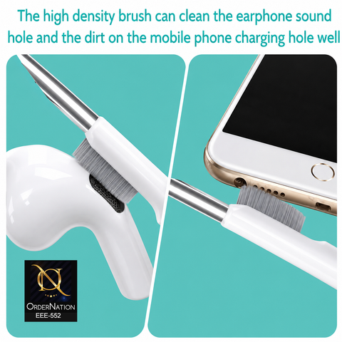 3-in-1 Multifunctional Earbud Cleaning Pen & Electronics Detail Tool