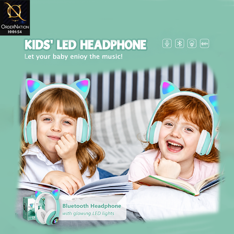 Wireless Cat Headset STN-28 – Cute Foldable Bluetooth Headphones with Comfortable Ear Cushions
