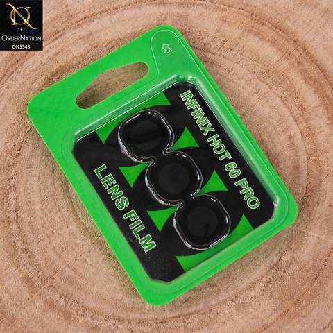 Infinix Hot 60 Pro Camera Protector - Black - Lens Film Anti Scratch Protective Camera Lens Protector