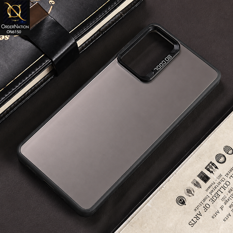 Samsung Galaxy S20 FE Cover - Gray - Lightweight Frosted Pearl Finish Anti-Fingerprint Shockproof Soft Borders Case