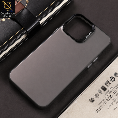 Oppo Reno 15 Cover - Gray - Lightweight Frosted Pearl Finish Anti-Fingerprint Shockproof Soft Borders Case