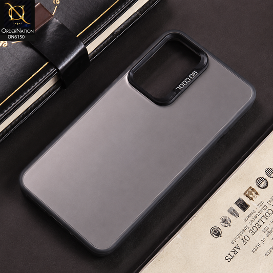 Samsung Galaxy Note 20 Ultra Cover - Gray - Lightweight Frosted Pearl Finish Anti-Fingerprint Shockproof Soft Borders Case