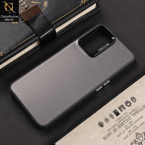Xiaomi Redmi Note 10 Pro Max Cover - Gray - Lightweight Frosted Pearl Finish Anti-Fingerprint Shockproof Soft Borders Case