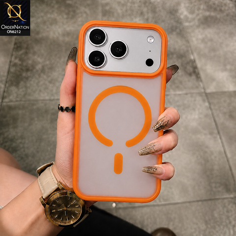 iPhone 17 Pro Max Cover - Orange - Premium HENKS Protective Phone Case with Shockproof Bumper, Raised Camera Protection & Secure Ring Design