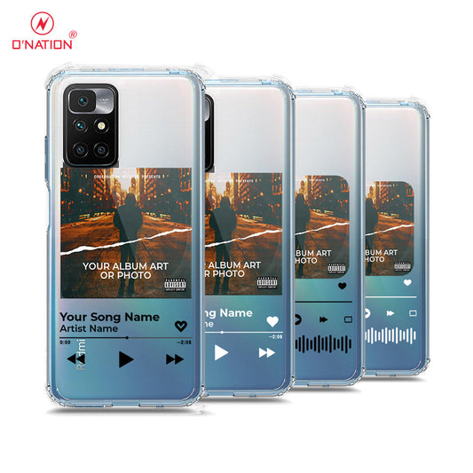 Xiaomi Redmi 10 Prime Cover - Personalised Album Art Series - 4 Designs - Clear Phone Case - Soft Silicon Borders